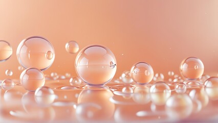 Serum Skincare Droplet Splash on Surface