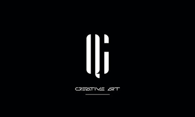 GQ, QG, G, Q abstract letters logo monogram