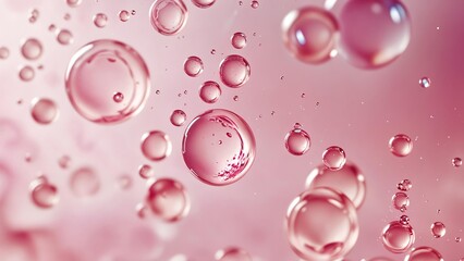 Serum Skincare Droplet Splash on Surface