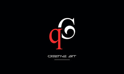 GQ, QG, G, Q abstract letters logo monogram