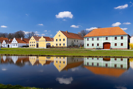 Zabori village monument reserve, Southern Bohemia, Czech Republic