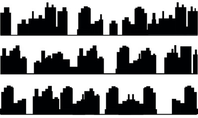 Fototapeta premium city skyline silhouette