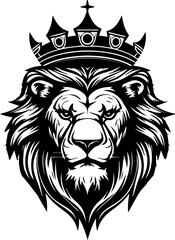 Obraz premium Lion vector transparent background PNG clipart