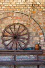Old country farm, Moravska Nova Ves, Southern Moravia, Czech Republic