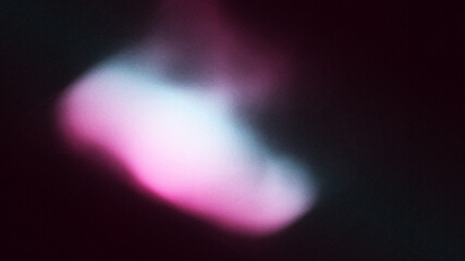 Abstract Organic Colored Lights Gradient on Grainy Noise Black Background