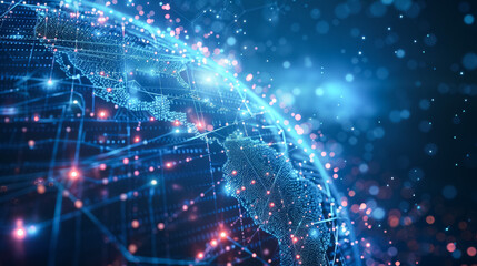 Obraz premium Global Network