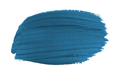 Blue brush strokes, art elements composition. Dirty artistic design.
