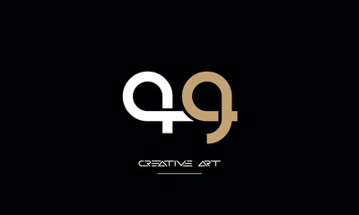 GQ, QG, G, Q abstract letters logo monogram