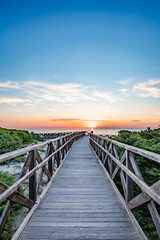 Obraz premium sunrise on the beach