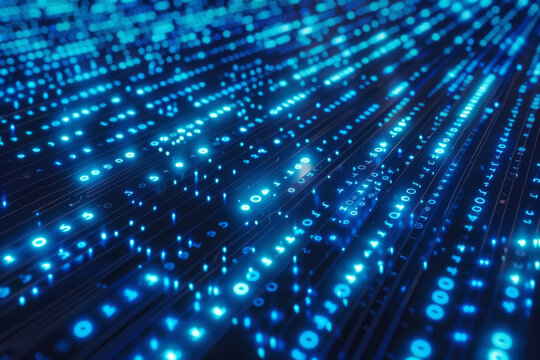 Digital Data Stream in Cyberspace