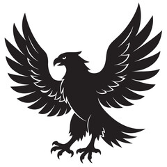 eagle silhouette vector
