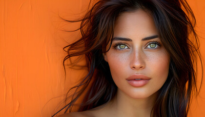 Naklejka premium woman model