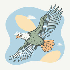 eagle vector illustration
