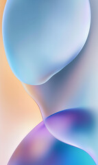 Abstract trendy futuristic soft smooth gradient wavy minimal wallpaper
