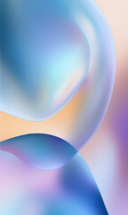 Abstract trendy futuristic soft smooth gradient wavy minimal wallpaper