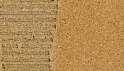 brown corrugated cardboard texture background