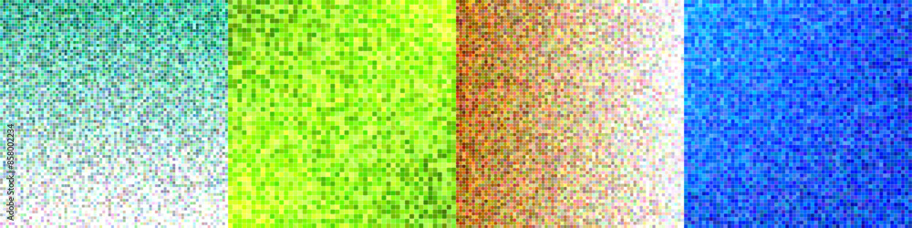Poster abstract square mosaic pattern background collection