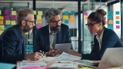 Fototapeta premium The team in business meeting