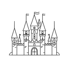 Princess palace, castle icon, castle, Castle png, Line Art Castle, Minimalist Wall Art, Castle Illustration, Castle Silhouette, Line art princes, Line art Palace, Fantasy Castle SVG, Castle Tower, Cas