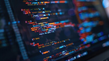 Obraz premium Innovating the Future. Software Development concept