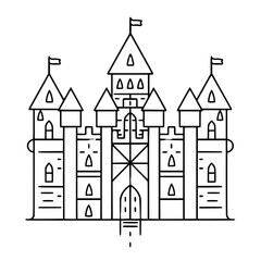 Princess palace, castle icon, castle, Castle png, Line Art Castle, Minimalist Wall Art, Castle Illustration, Castle Silhouette, Line art princes, Line art Palace, Fantasy Castle SVG, Castle Tower, Cas