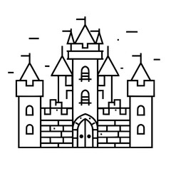 Princess palace, castle icon, castle, Castle png, Line Art Castle, Minimalist Wall Art, Castle Illustration, Castle Silhouette, Line art princes, Line art Palace, Fantasy Castle SVG, Castle Tower, Cas