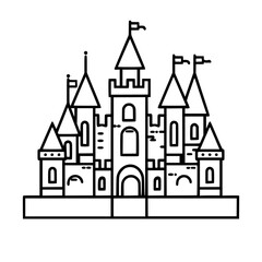 Princess palace, castle icon, castle, Castle png, Line Art Castle, Minimalist Wall Art, Castle Illustration, Castle Silhouette, Line art princes, Line art Palace, Fantasy Castle SVG, Castle Tower, Cas