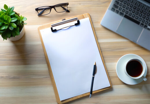 Minimalist A4 Paper Mockup Template