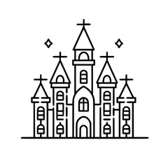 Princess palace, castle icon, castle, Castle png, Line Art Castle, Minimalist Wall Art, Castle Illustration, Castle Silhouette, Line art princes, Line art Palace, Fantasy Castle SVG, Castle Tower, Cas