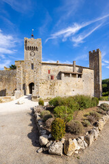 Obraz premium Larressingle on route to Santiago de Compostela, departement Gers, Occitanie, France