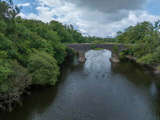 bakers bridge over the river erne in county cavan, ireland