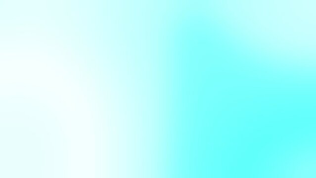 Aqua blue and white gradient backgorund, soft color transition animation