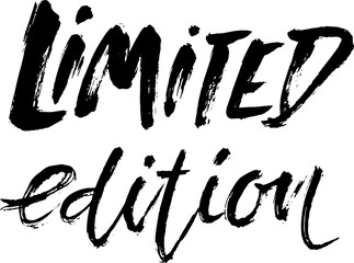 Limited Edition Modern Lettering Design.