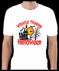 Halloween T-shirt Design Typography
