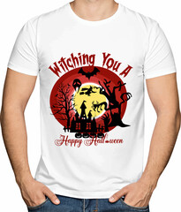 Halloween T-shirt Design Typography