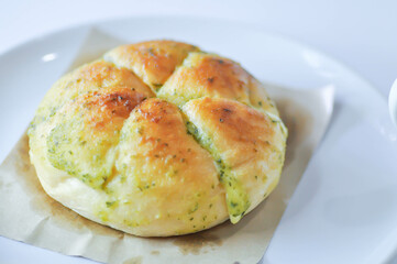 cheese bun, cream cheese garlic bread or Korean cream cheese garlic bun or cream cheese garlic bun