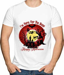 Halloween T-shirt Design Typography