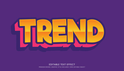editable 3d text effect sticker style template 