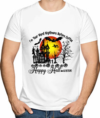 Halloween T-shirt Design Typography