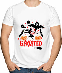 Halloween T-shirt Design Typography