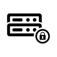 Storage lock icon