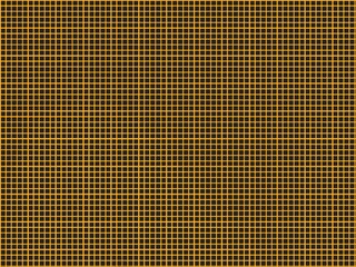 A yellow grid pattern on a black background, providing a visually striking and contrasting design