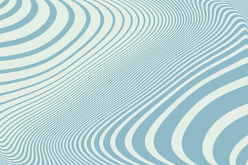 Waves, swirl, twirl pattern. Retro psychedelic style. Twisted and distorted vector texture in trendy. Y2k aesthetic. Vector illustration