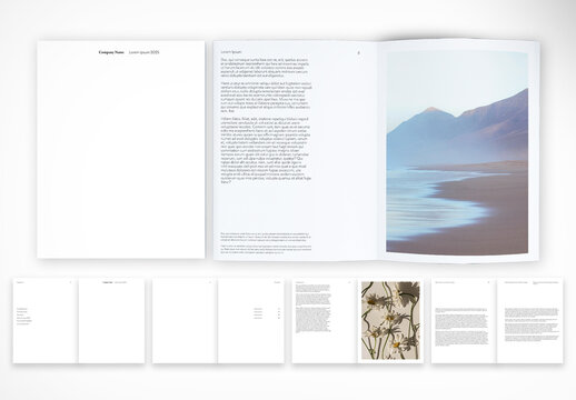 Serene and Naturally Inspired Brochure