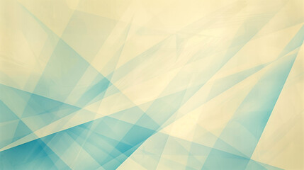 Abstract geometric blue and beige pattern with intersecting lines