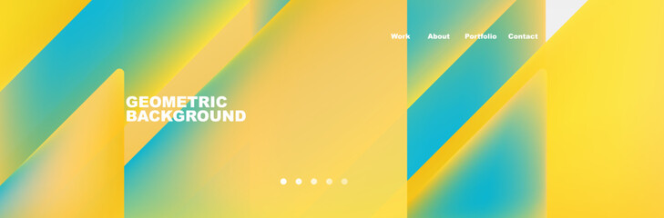 Triangle minimal web site page background design. Vector Illustration For Wallpaper, Banner, Background, Card, Book Illustration, landing page