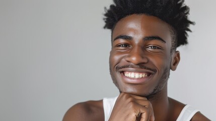 The smiling young man