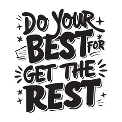 Motivational typography tshirt design template