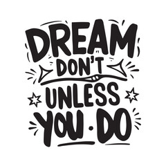 Motivational typography tshirt design template