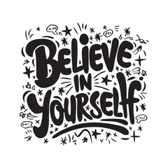 Motivational typography tshirt design template